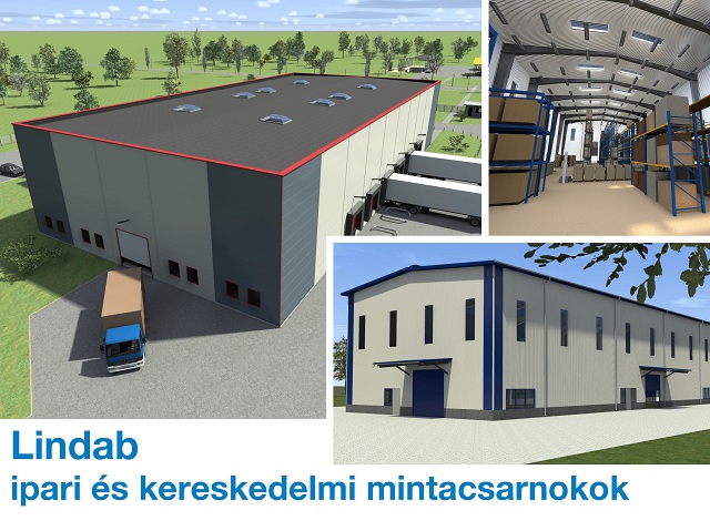 K&ouml;nnyű ac&eacute;lszerkezetes ipari csarnok a Linabt&oacute;l