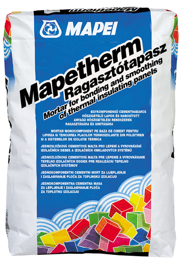 Mapei Mapetherm PS polisztirolos homlokzati hőszigetelő rendszer