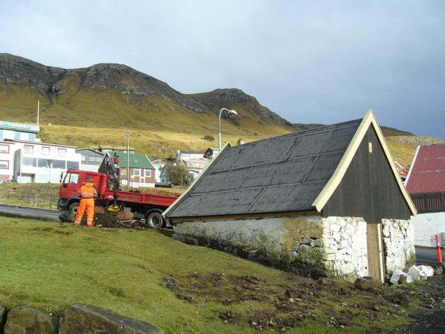 Fűtető: a zöldtetők ősi változata a Feröer-szigeteken 
