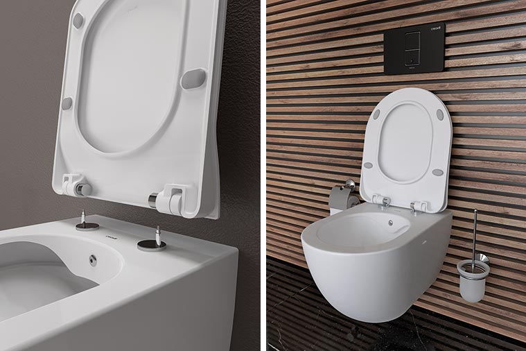 Az Alea Szaniter k&iacute;n&aacute;lat&aacute;ban tal&aacute;lhat&oacute; 2in1: wc &eacute;s bid&eacute; egyben