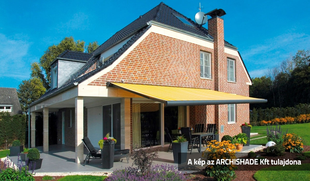 Könnyen karbantartható, öntisztuló napellenző textilek, melyek nem fakulnak