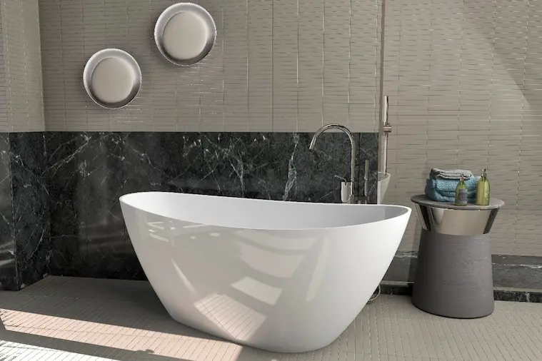 AREZZO design öntöttmárvány térkád