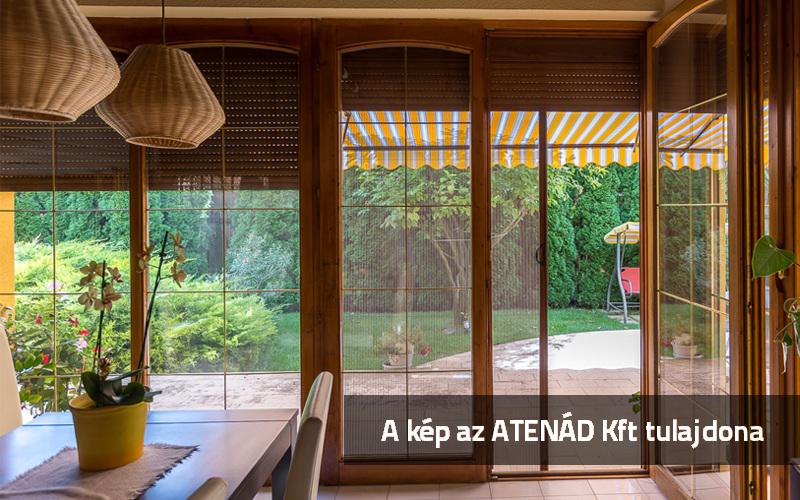 Atenád Kompakt redőny pliszé szúnyoghálóval