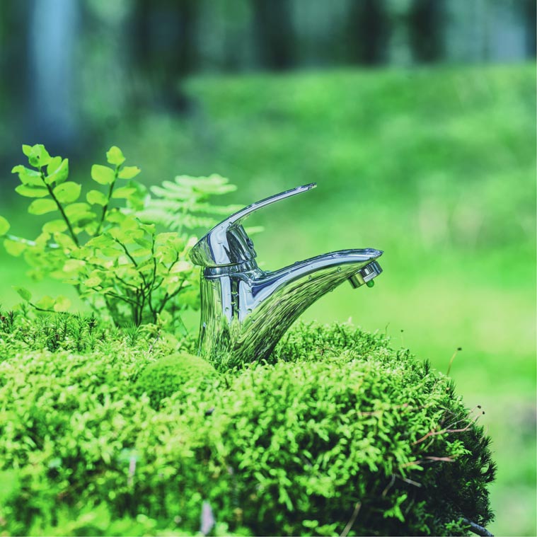 Műanyag helyett pap&iacute;r: a k&ouml;rnyezetk&iacute;m&eacute;lő megold&aacute;sok a Metalia ECO+ csaptelep csomagol&aacute;s&aacute;n is megjelennek