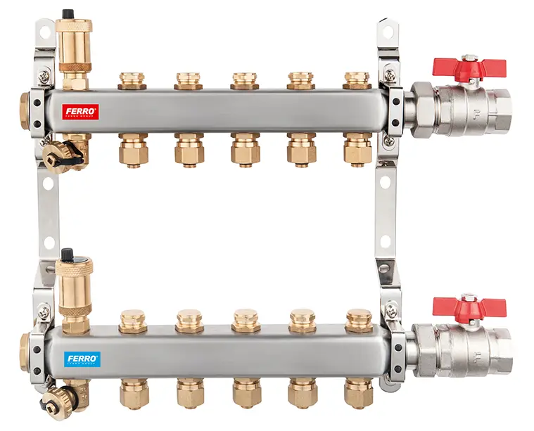 Ferro oszt&oacute; gyűjtő a h&aacute;ztart&aacute;sok v&iacute;zell&aacute;t&aacute;s&aacute;hozz