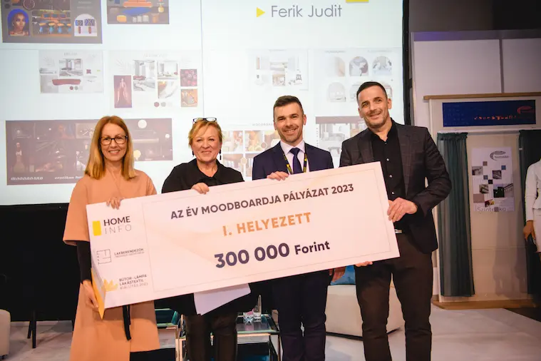 Az Év moodboardja 2023 – díjátadó. Ferik Judit a pályázat I. helyezettje