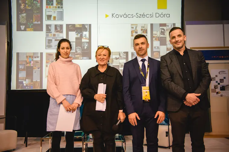 Kovács-Szécsi Dóra a díjátadó ünnepségen
