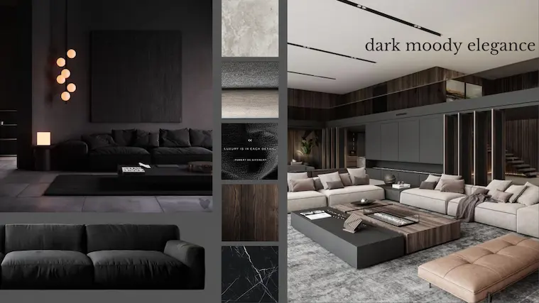 Elegáns nappali, tervezés: Lode Cora