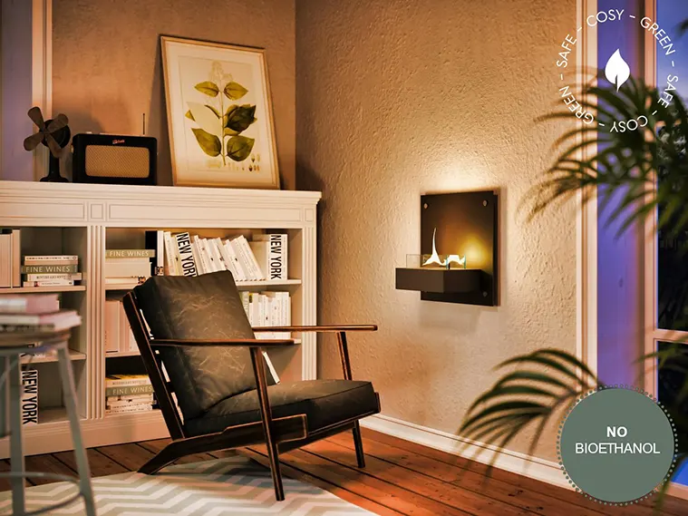 Solo 90 black fali kandalló