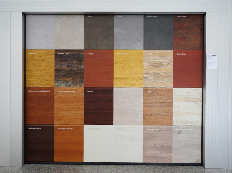 A Hörmann egyik újdonsága a az UV- és karcálló Duragrain felület a garázskapukon