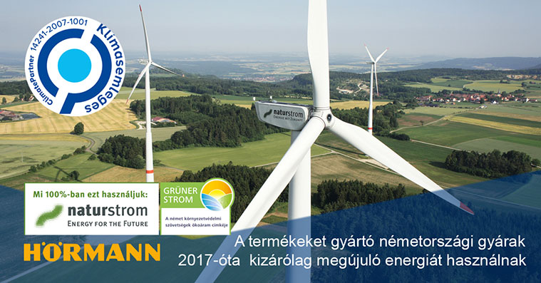 Hörmann klímavédelem