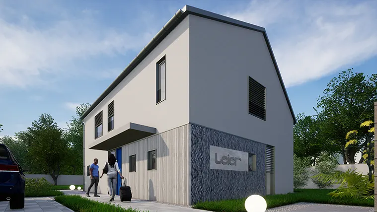 Leier Mintaház építése Szentendrén