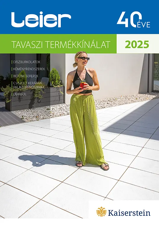 Leier kerti burkolat, térkő