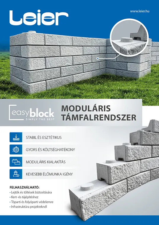 Leier Easyblock támfal
