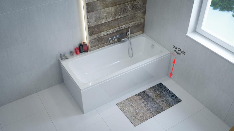 M-Acryl Eco modell. Méretek: 150x70, 160x70, 170x70, 170x75