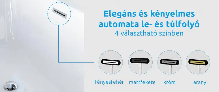 M-Acryl Sabina egyenes kád