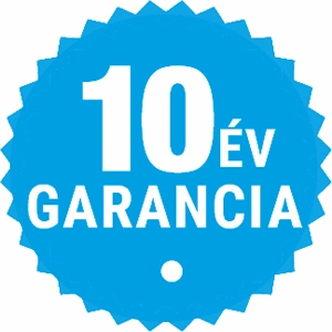 10 év garancia