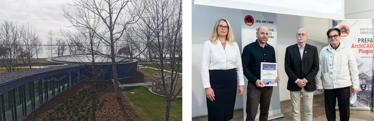 Oktatási, továbbképzési helyszín és konferenciaközpont, Balatonakarattya - Építészet: Vesztergom Ádám, Vadász Tamás, Zsarnóczay Péter