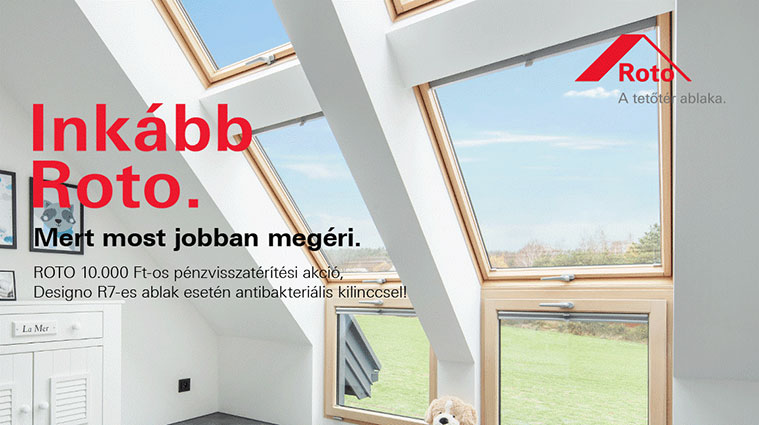 ROTO tetőt&eacute;ri ablak akci&oacute; 2020. okt&oacute;ber 12. &eacute;s 2020. november 30. k&ouml;z&ouml;tt
