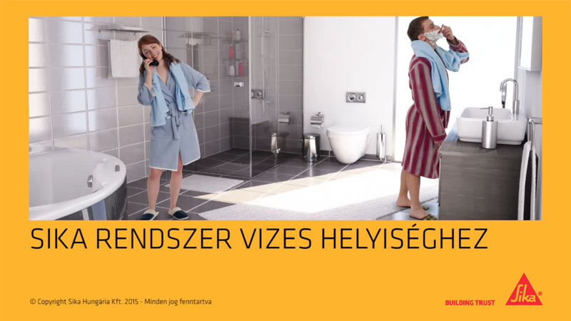 A f&uuml;rdőszoba v&iacute;zszigetel&eacute;se