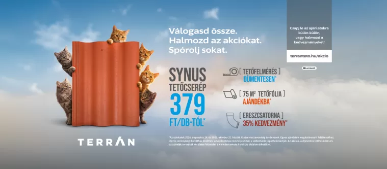 Terrán Synus tetőcserép
