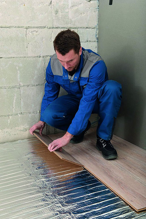 Uponor elektromos padl&oacute;fűt&eacute;s