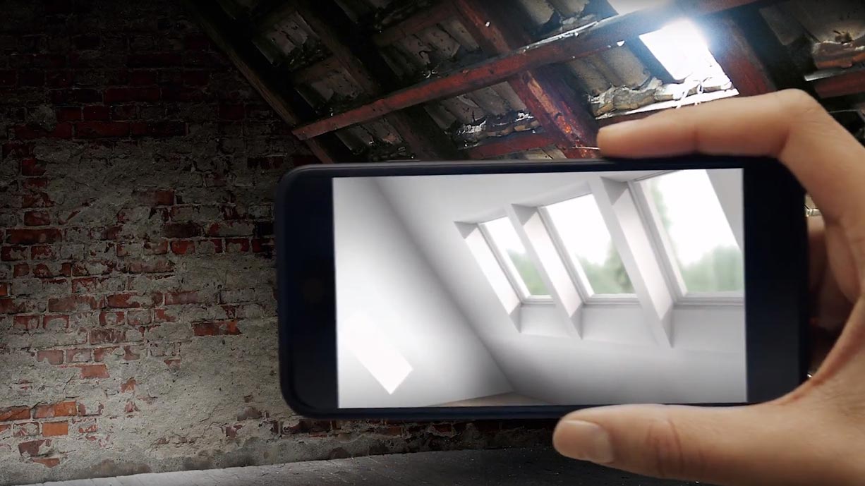 VELUX tetőt&eacute;rtervező applik&aacute;ci&oacute;