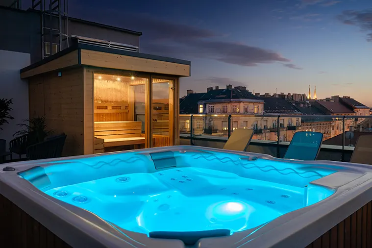 Kanapé helyett jakuzzi
