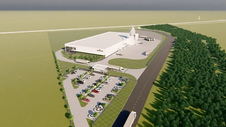 Wienerberger betoncser&eacute;p gy&aacute;r Hejőpapin &ndash; l&aacute;tv&aacute;nyterv