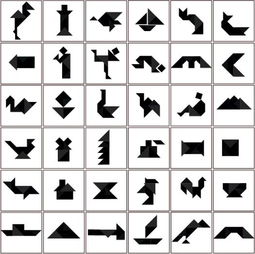 Tangram polchoz alakzat ötletek
