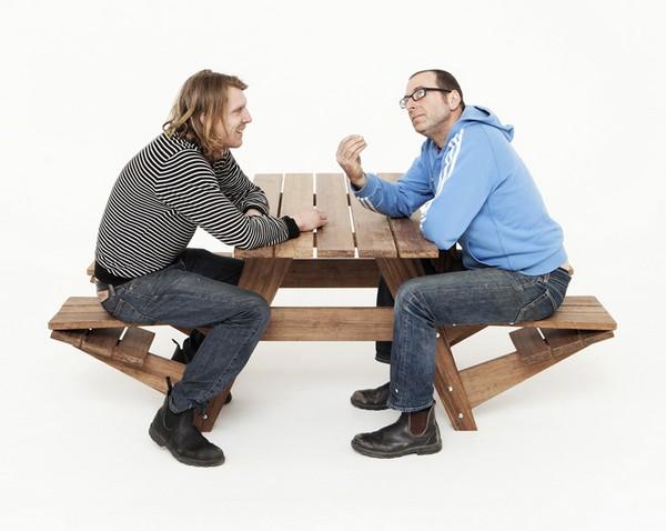 Piknik asztal étkezéshez