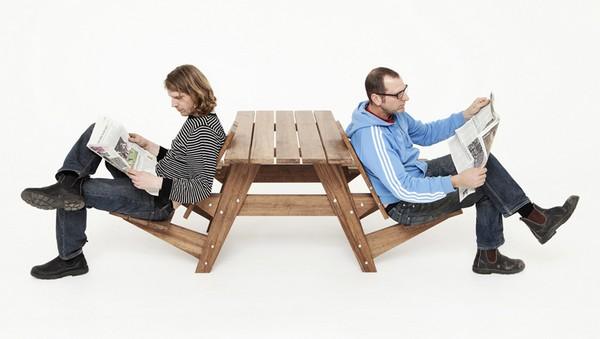 Kényelmes piknikasztal