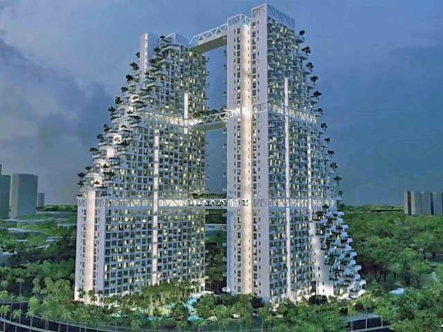 A szingapúri felhőkarcolók 3D látványtervei