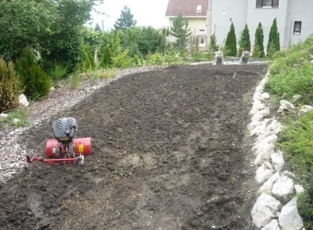 Terület előkészítése