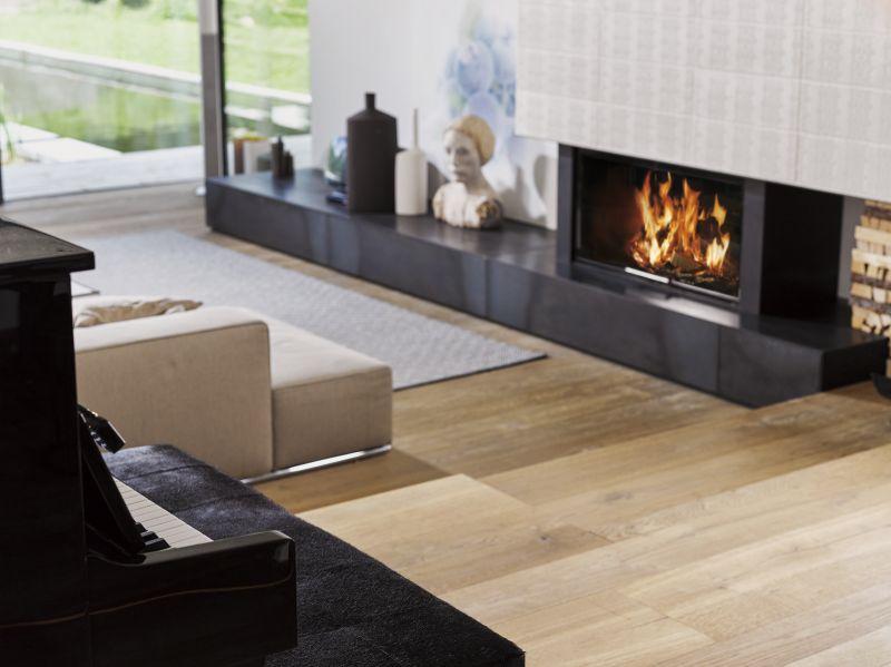 Fafűt&eacute;s kandall&oacute;val