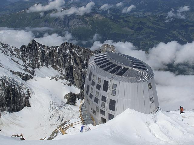 Környezetbarát menedékház épült a Mont Blanc-on