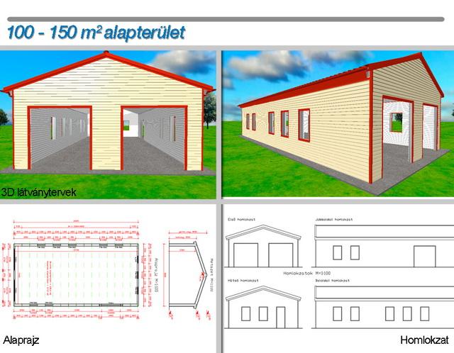 Lindab SBS k&ouml;nnyűszerkezetes &uuml;zlet, rakt&aacute;r, t&aacute;rol&oacute;