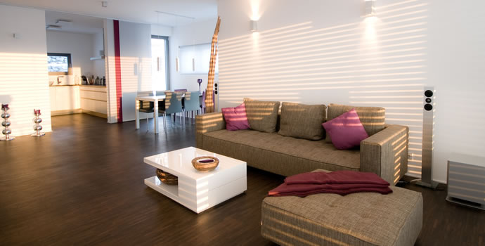 Hangszigetelt nappali