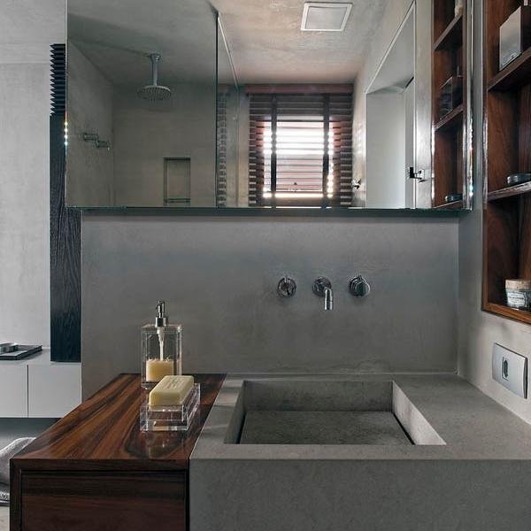Beton a lakásban – stílusos és egyedi megoldások (forrás: https://www.homeinfo.hu/inspiraciotar/) Dekorbeton