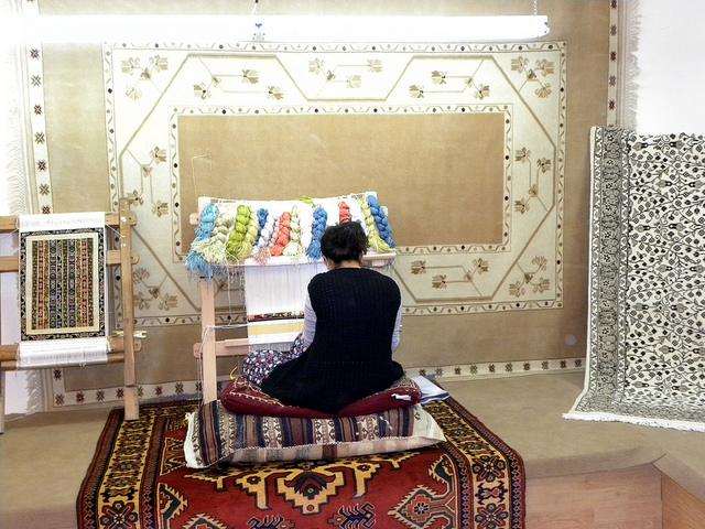 Kézi szövésű szőnyeg